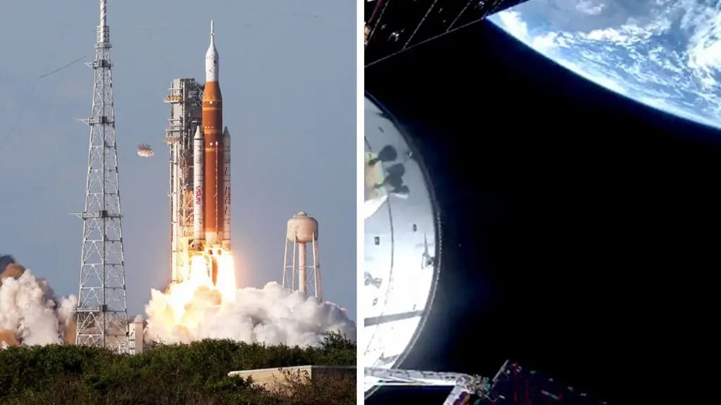 Nasa spacecraft orbiting Earth after spectacular Artemis II Moon mission launch