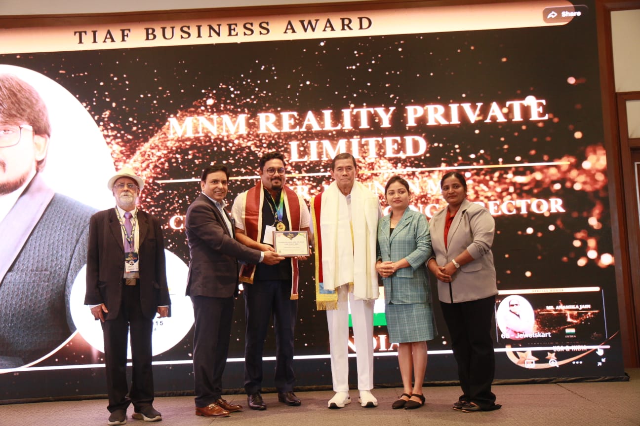 MNM Reality Private Limited Chairman Mr. Mannan M Honored with Global Business Award at The International Awards Summit 2026